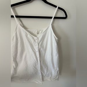 Button up linen blend camisole - Treasure and Bond